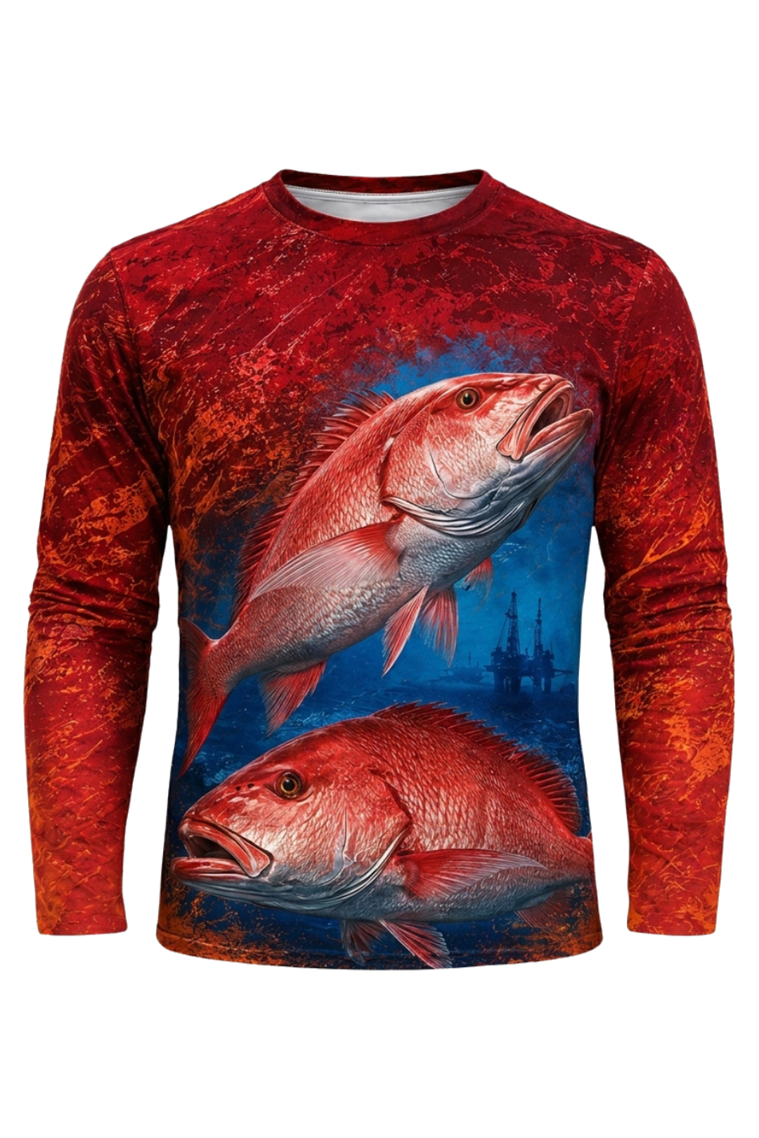 Performance Fishing Long Sleeve - Rig Reef Snapper - TBT231 image 5