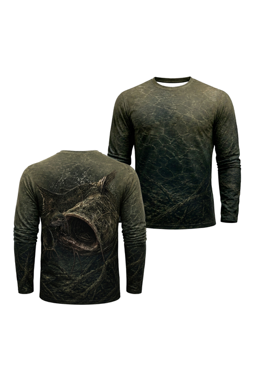 Performance Fishing Long Sleeve - River Bed Catfish - TBT223 image 1