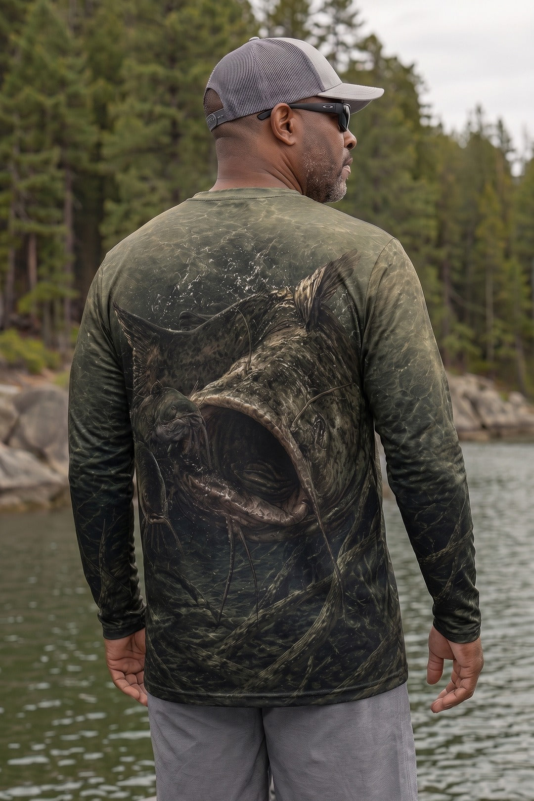 Performance Fishing Long Sleeve - River Bed Catfish - TBT223 image 2