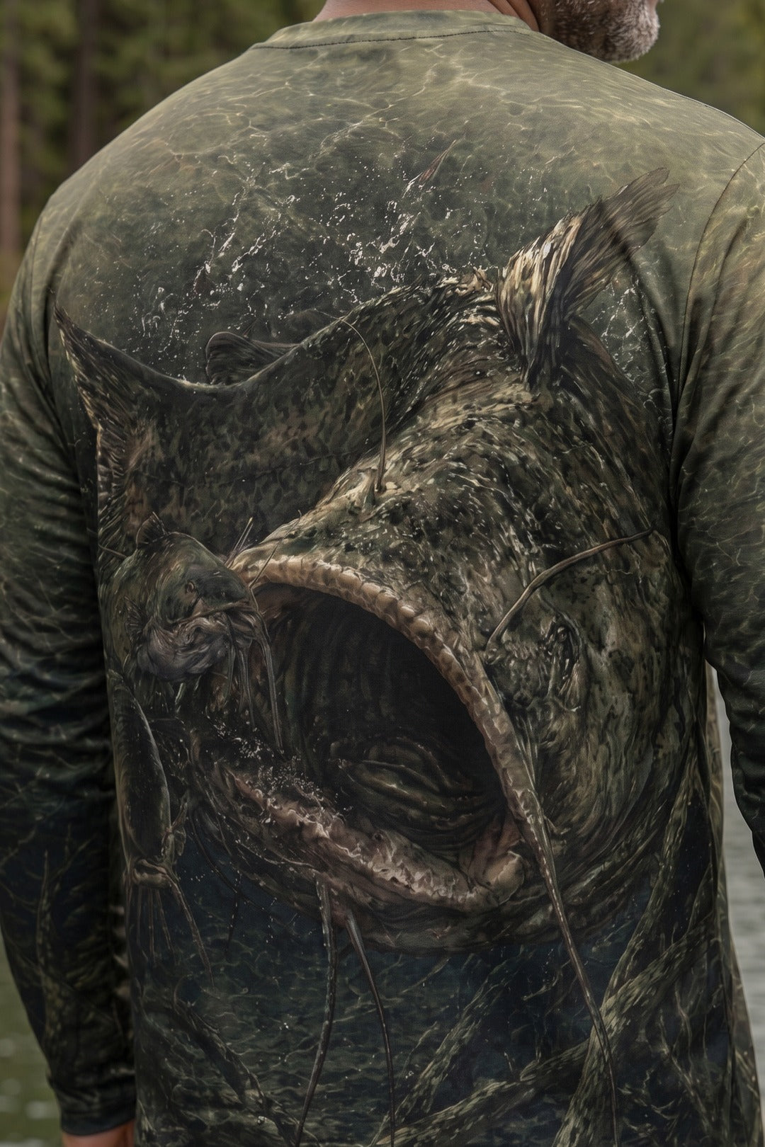 Performance Fishing Long Sleeve - River Bed Catfish - TBT223 image 4
