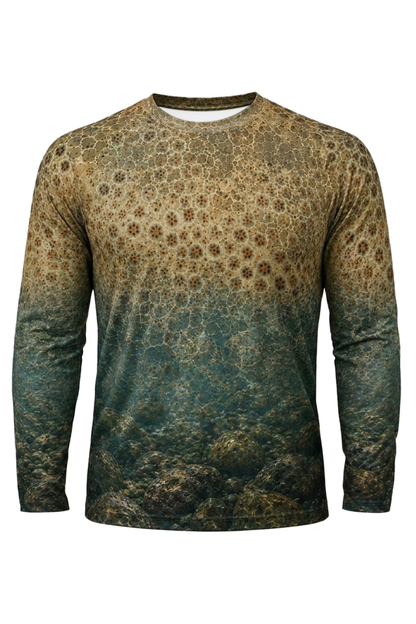 Performance Fishing Long Sleeve - River Brownie Lurk - TBT169 mockup opposite side
