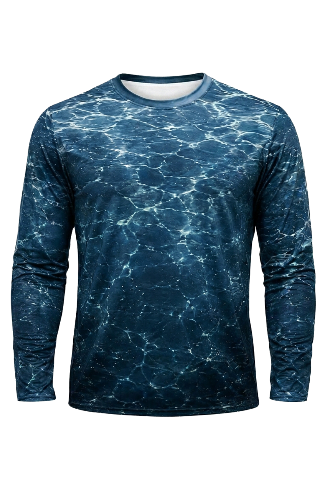 Performance Fishing Long Sleeve - River Salmon Depths - TBT167 mockup opposite side