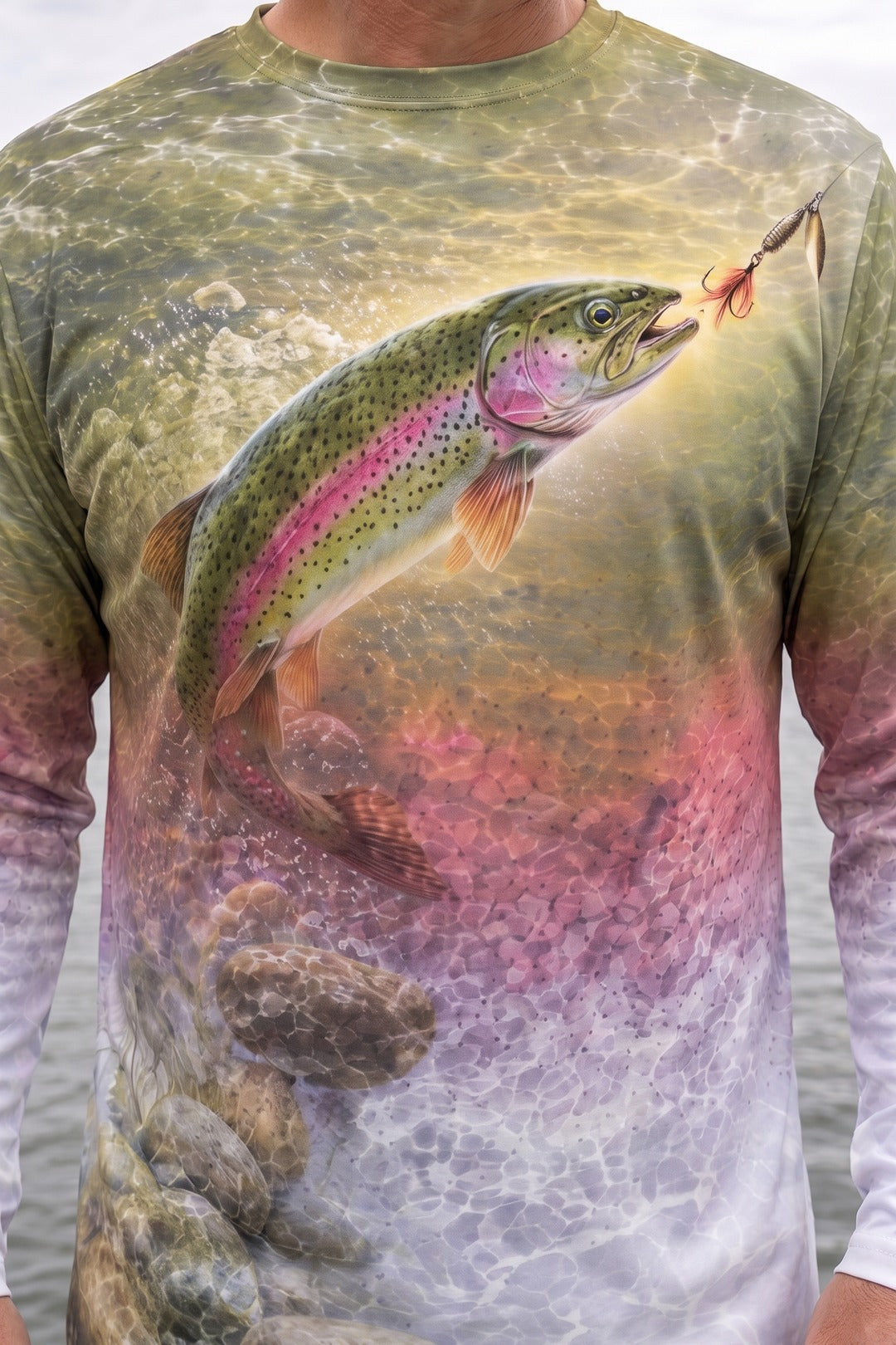 Performance Fishing Long Sleeve - River Strike Trout - TBT237 image 4