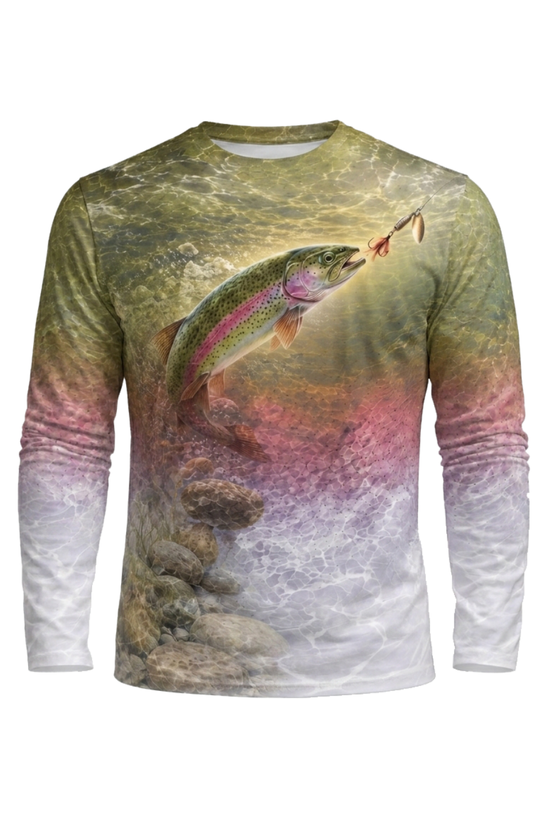 Performance Fishing Long Sleeve - River Strike Trout - TBT237 image 5