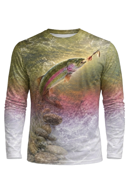 Performance Fishing Long Sleeve - River Strike Trout - TBT237 image 5