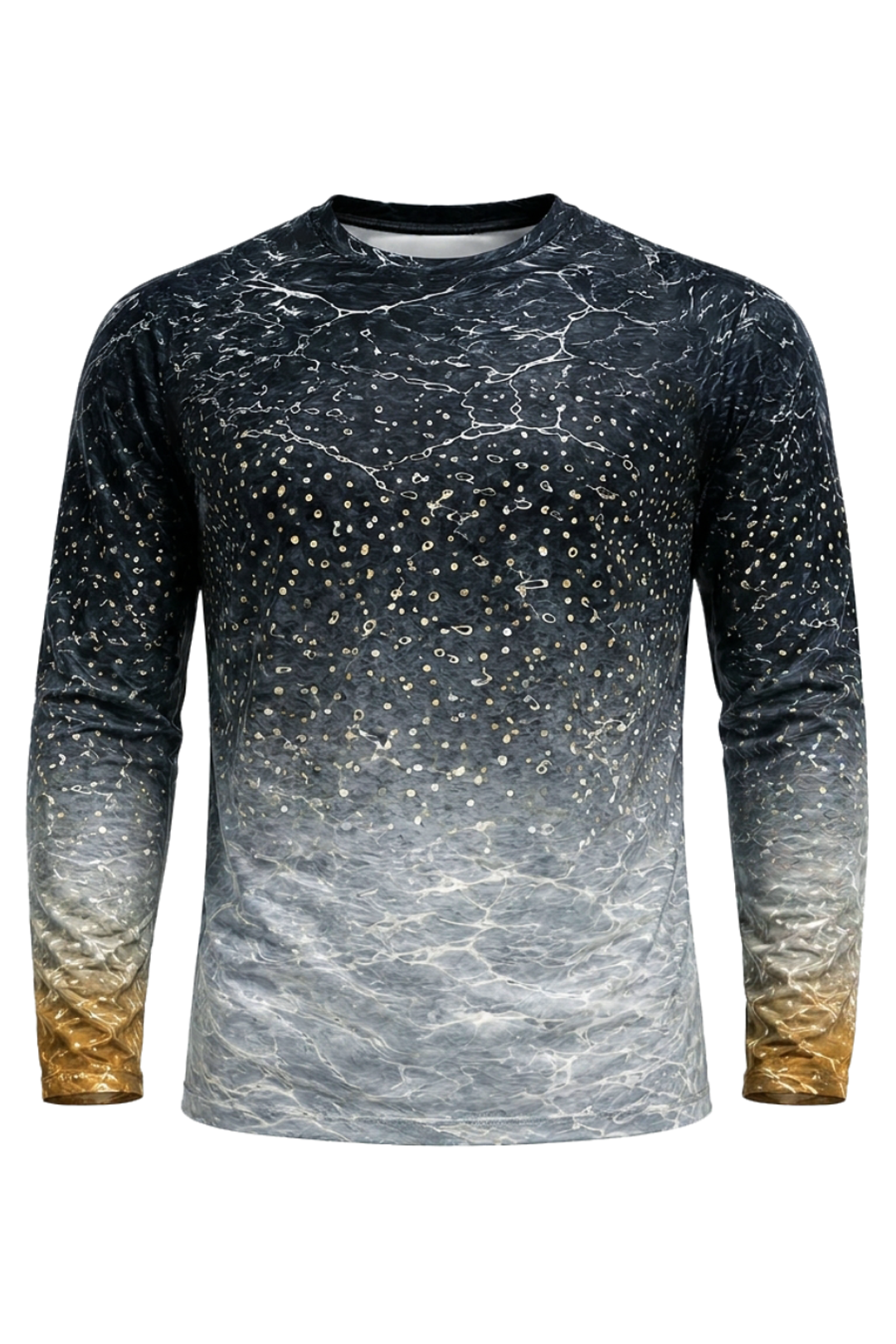 Performance Fishing Long Sleeve - River Trout Skin - TBT165 mockup artwork side