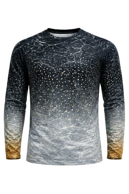 Performance Fishing Long Sleeve - River Trout Skin - TBT165 mockup artwork side