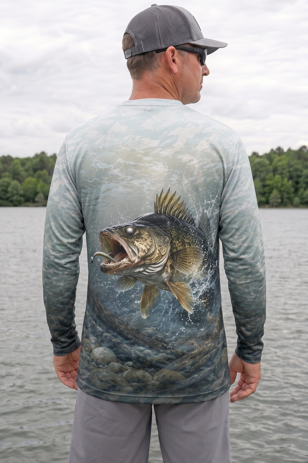 Performance Fishing Long Sleeve - River Walleye Strike - AOF150 image 2