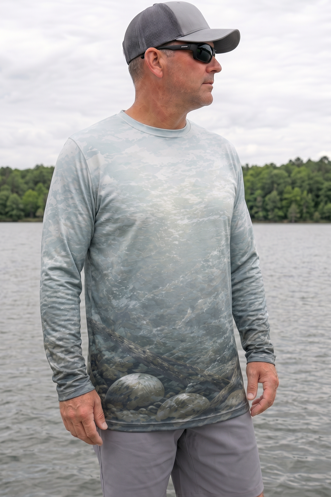 Performance Fishing Long Sleeve - River Walleye Strike - AOF150 image 3