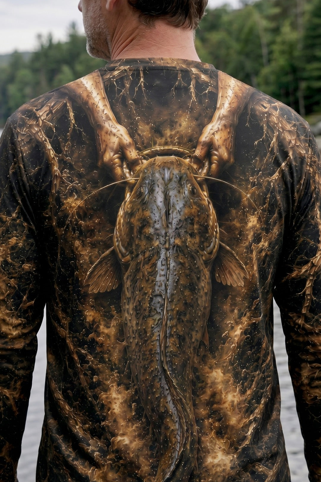 Performance Fishing Long Sleeve - Root Jaw Lift - RFC07 lifestyle artwork zoom