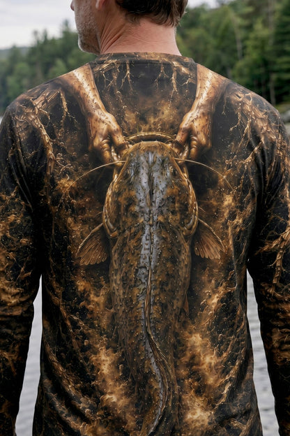 Performance Fishing Long Sleeve - Root Jaw Lift - RFC07 lifestyle artwork zoom