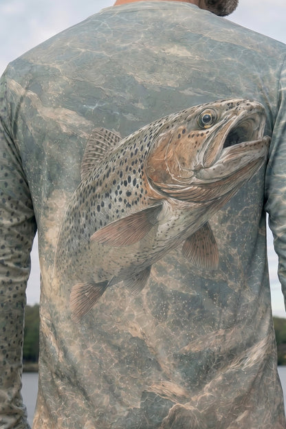 Performance Fishing Long Sleeve - Sagewater Cutthroat - AOF79 lifestyle artwork zoom
