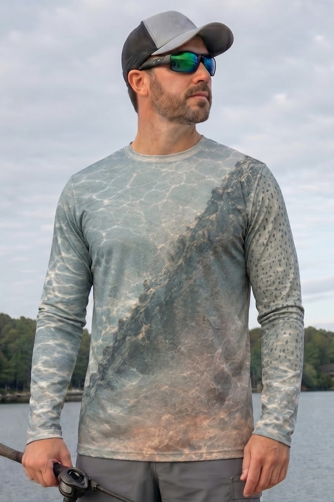 Performance Fishing Long Sleeve - Sagewater Cutthroat - AOF79 lifestyle opposite side