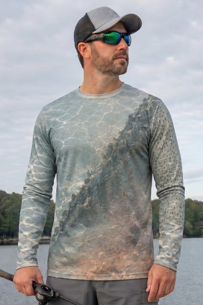 Performance Fishing Long Sleeve - Sagewater Cutthroat - AOF79 lifestyle opposite side