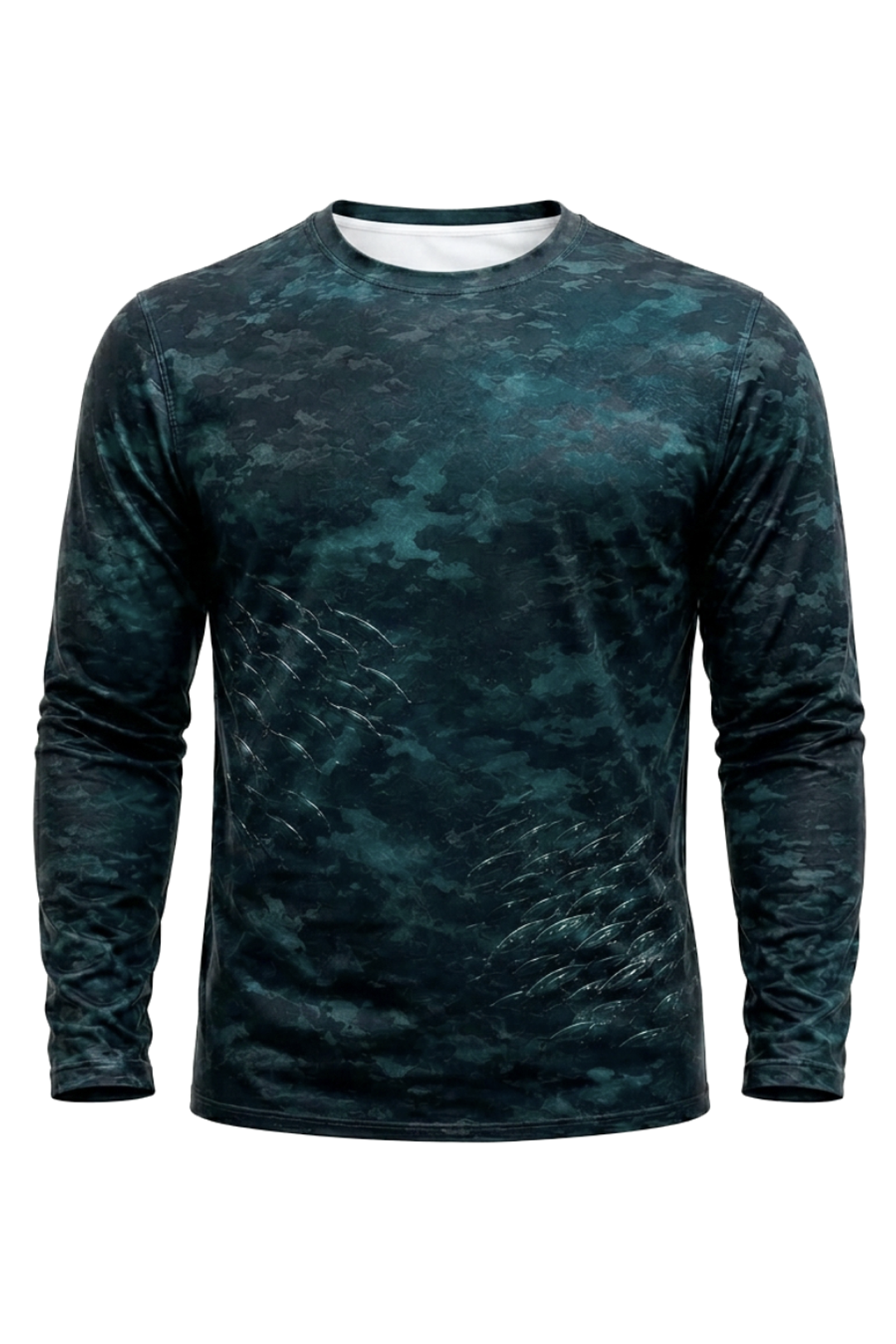 Performance Fishing Long Sleeve - Sailfish Shadow Run - RS06 mockup opposite side