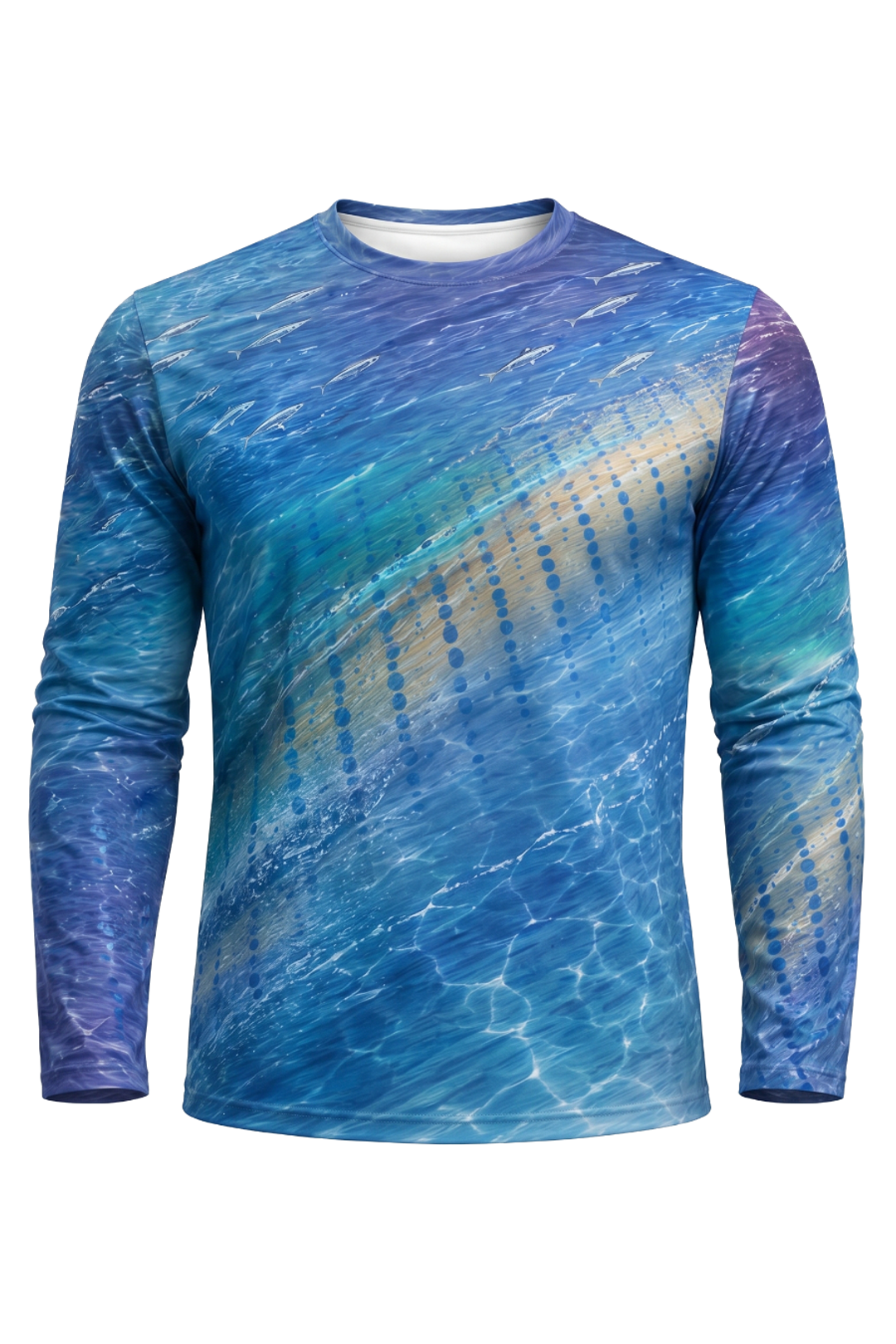 Performance Fishing Long Sleeve - Sailfish Velocity Reef - AOF114 mockup opposite side