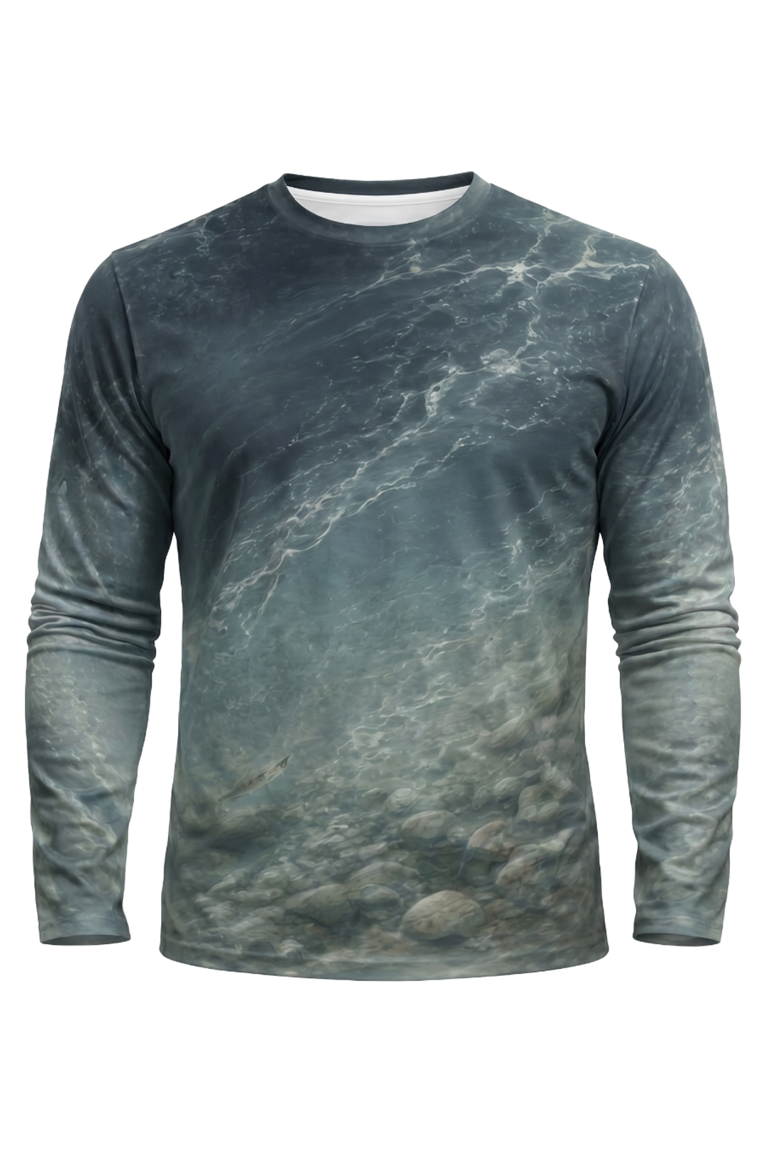 Performance Fishing Long Sleeve - Salmon Deep Glide - AOF61 mockup opposite side