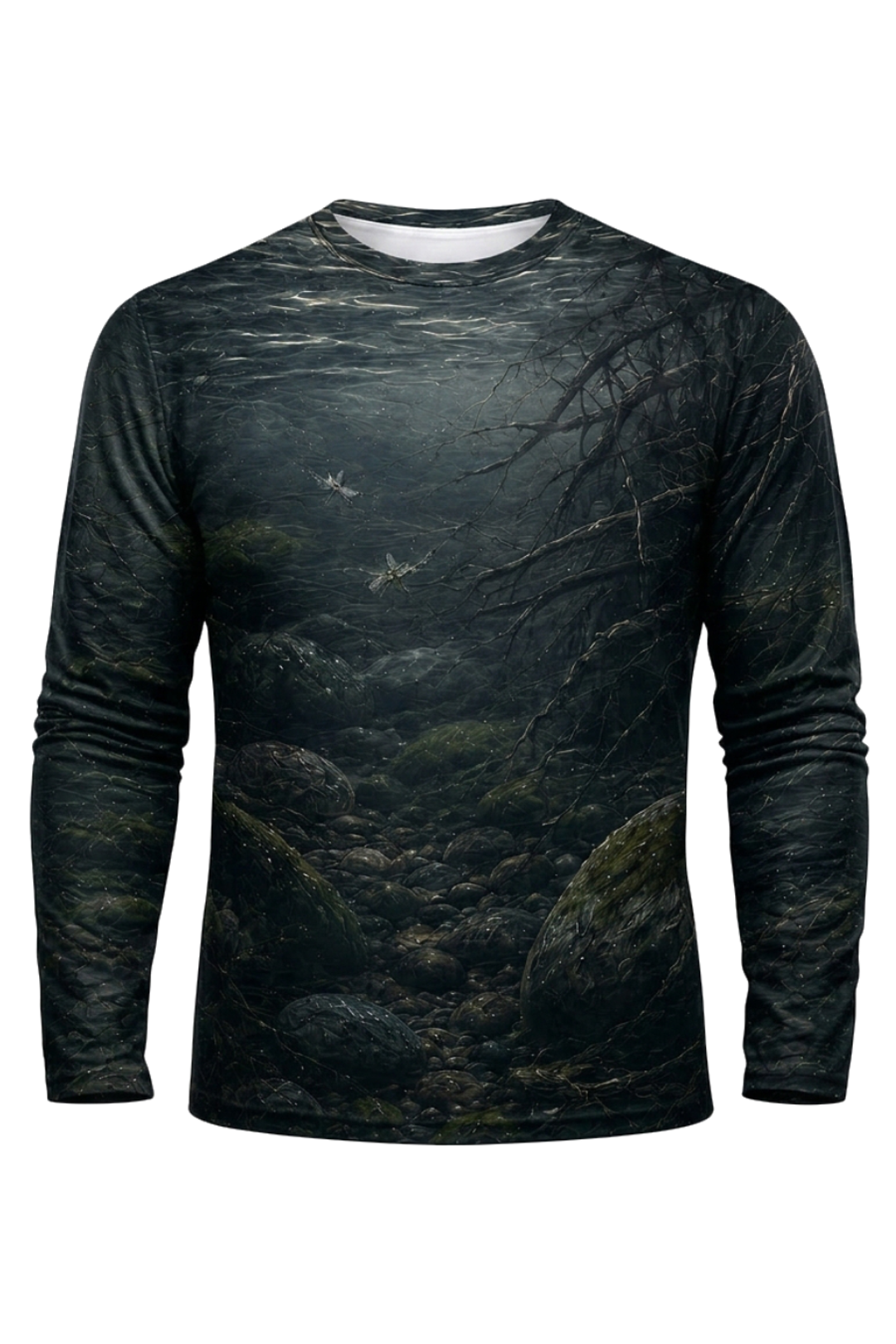 Performance Fishing Long Sleeve - Shadow Creek Brown Trout - RT07 mockup opposite side