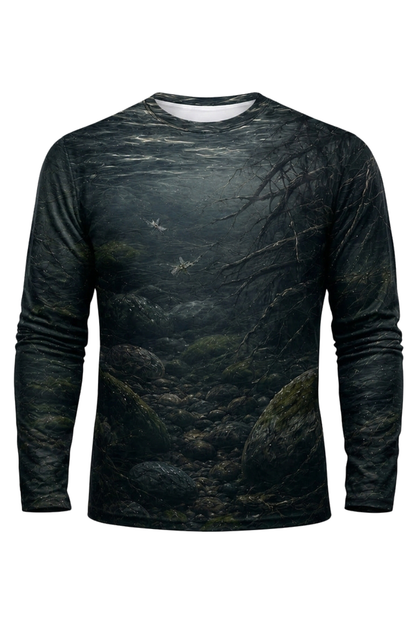 Performance Fishing Long Sleeve - Shadow Creek Brown Trout - RT07 mockup opposite side