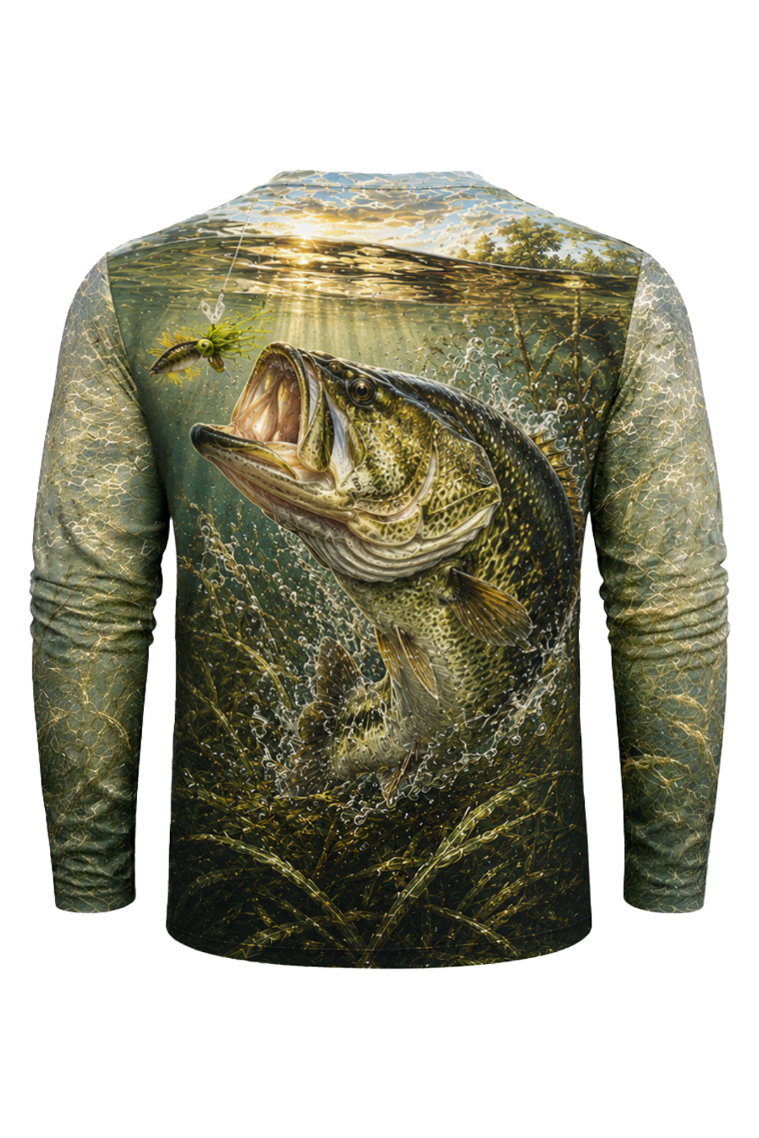 Performance Fishing Long Sleeve - Shallow Strike Bucketmouth - RB03 image 5