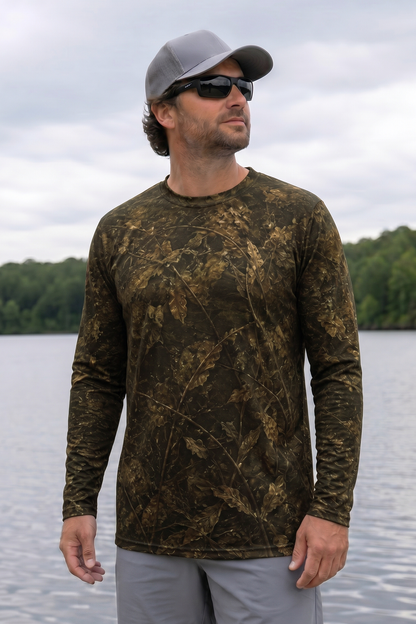 Performance Fishing Long Sleeve - Shallow Timber Walleye - TBT183 lifestyle opposite side