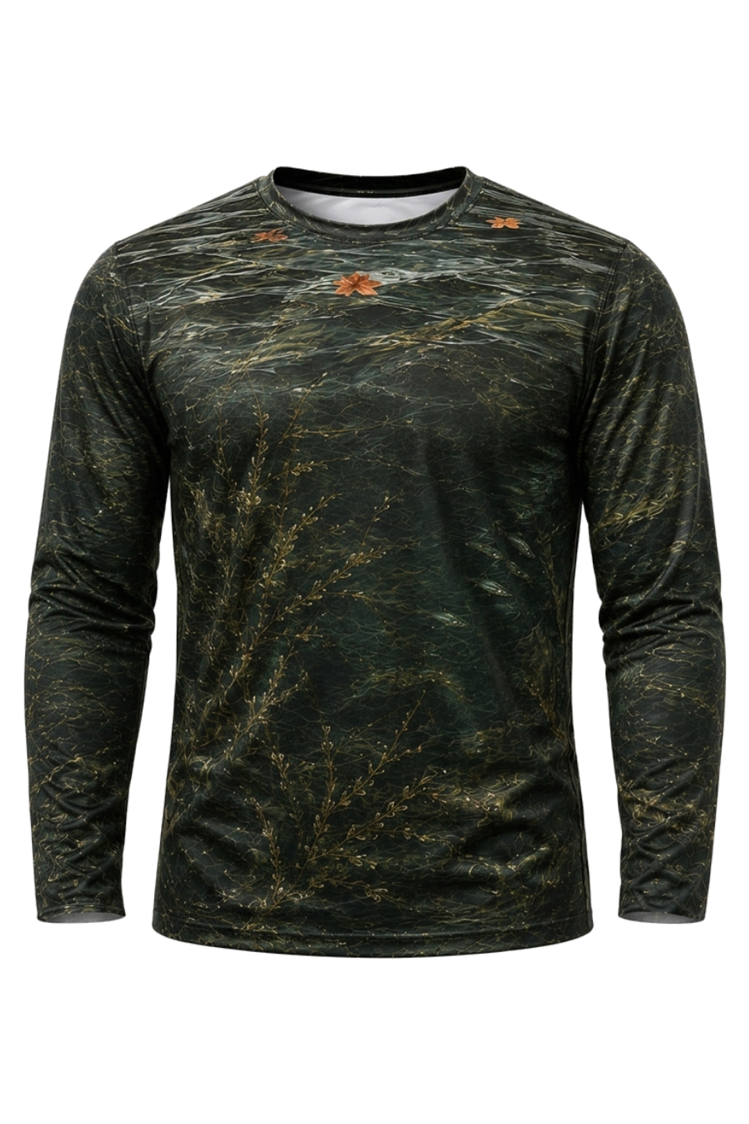 Performance Fishing Long Sleeve - Shallow Weed Musky Strike - RM05 mockup opposite side
