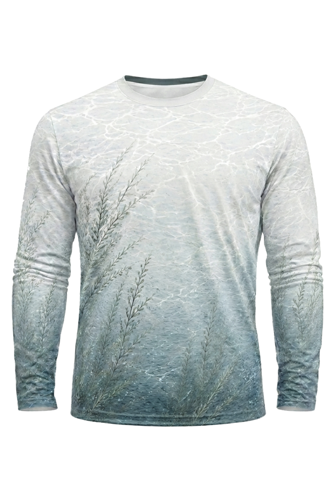 Performance Fishing Long Sleeve - Shallow Weedbed Muskie - TBT197 mockup opposite side