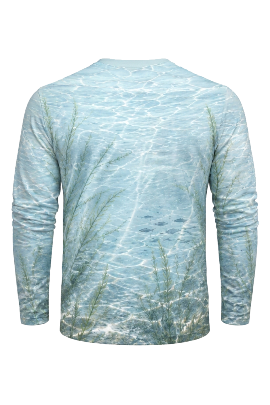 Performance Fishing Long Sleeve - Shallow Weedbed Pike - TBT195 mockup opposite side
