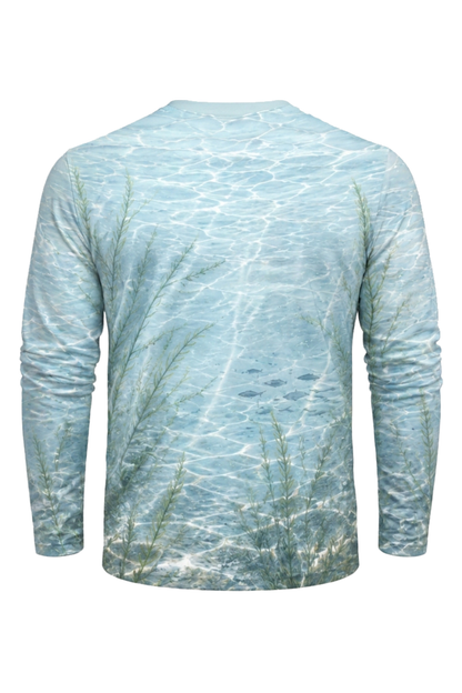 Performance Fishing Long Sleeve - Shallow Weedbed Pike - TBT195 mockup opposite side