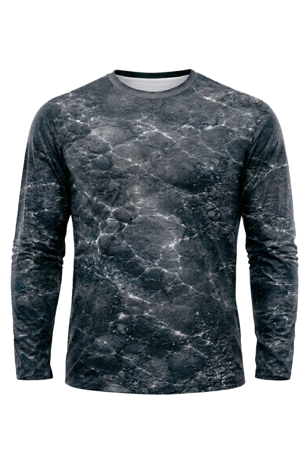 Performance Fishing Long Sleeve - Silver Splash Trout - RT20 mockup opposite side