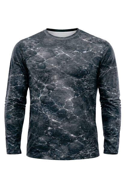 Performance Fishing Long Sleeve - Silver Splash Trout - RT20 mockup opposite side
