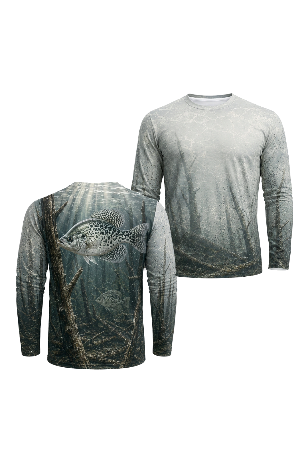 Performance Fishing Long Sleeve - Silver Timber Slab - RC02 image 1