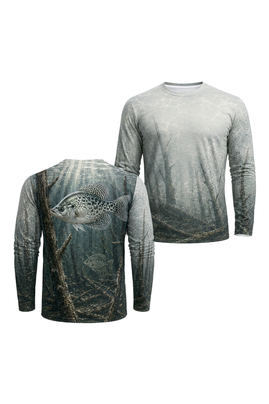 Performance Fishing Long Sleeve - Silver Timber Slab - RC02 image 1