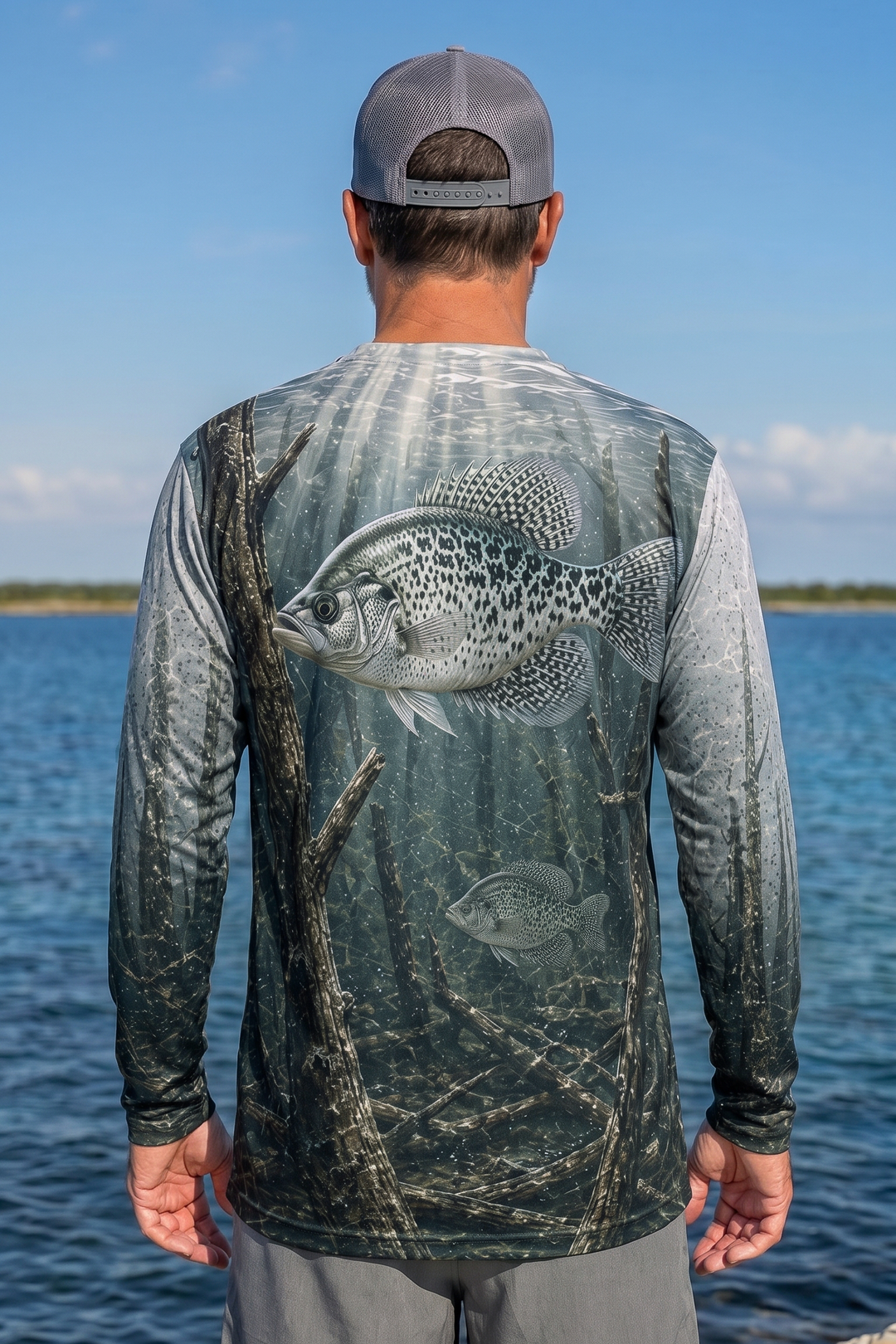 Performance Fishing Long Sleeve - Silver Timber Slab - RC02 image 2