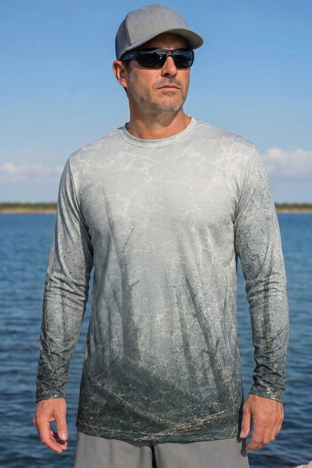 Performance Fishing Long Sleeve - Silver Timber Slab - RC02 image 3