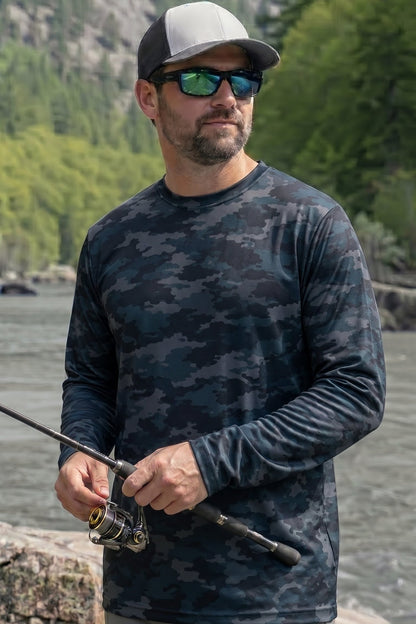 Performance Fishing Long Sleeve - Storm Leap Marlin - RS08 lifestyle opposite side