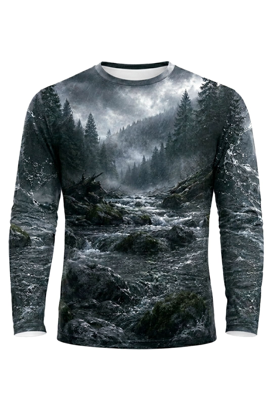Performance Fishing Long Sleeve - Storm River Steelhead - RT21 mockup opposite side