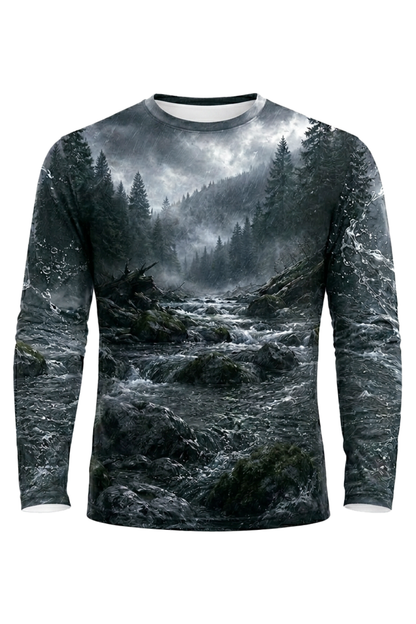 Performance Fishing Long Sleeve - Storm River Steelhead - RT21 mockup opposite side