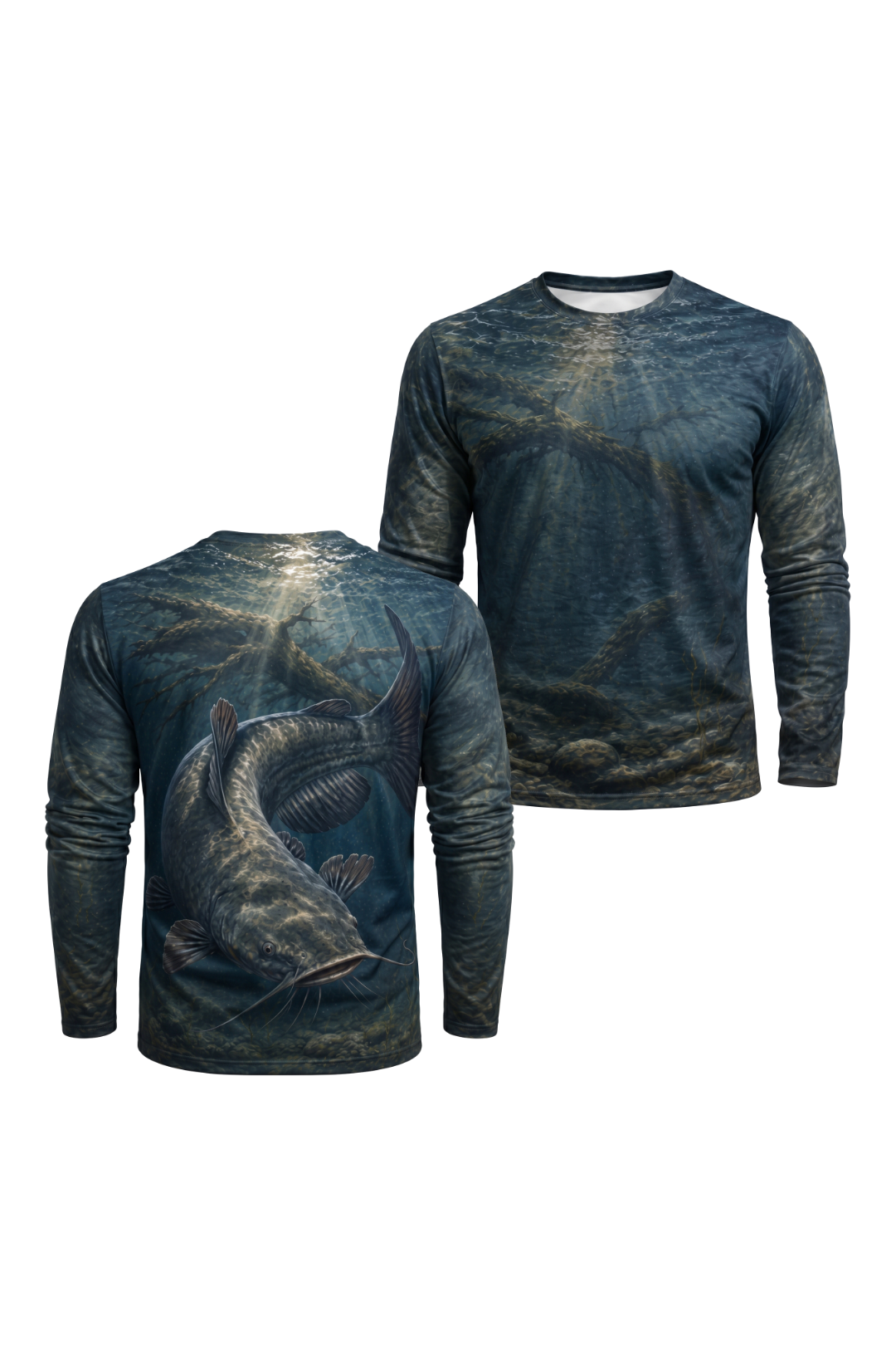 Performance Fishing Long Sleeve - Submerged Timber Catfish - AOF135 image 1