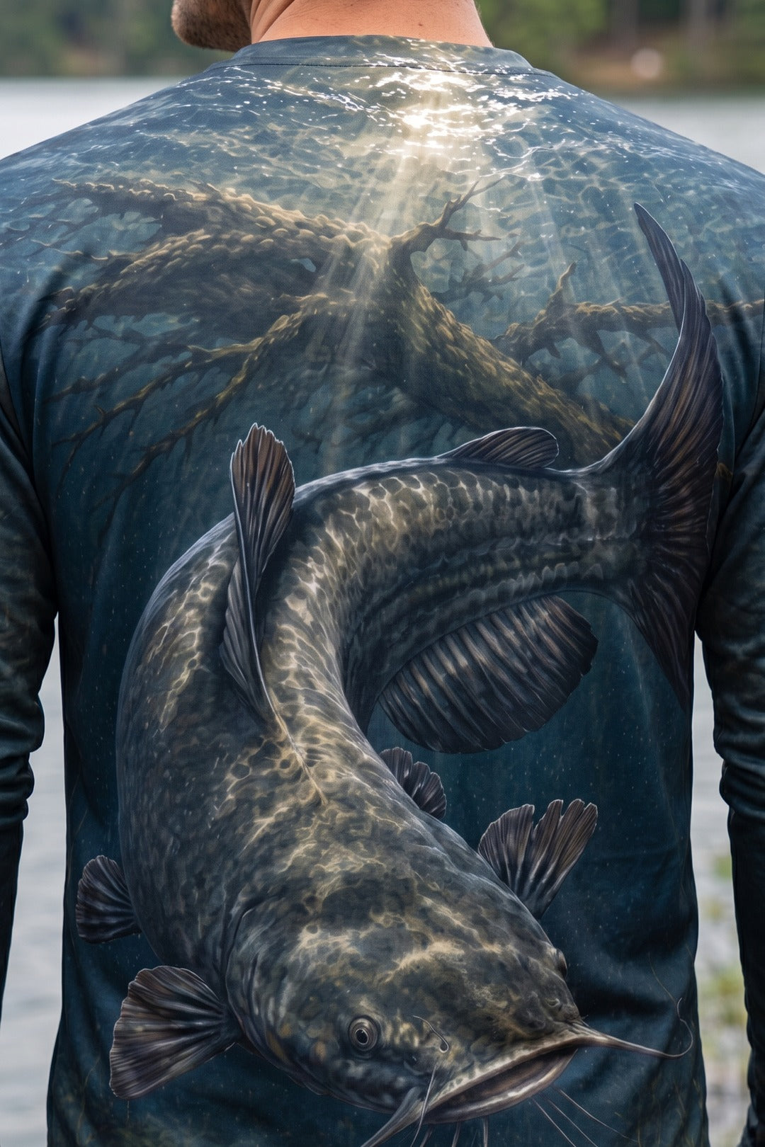 Performance Fishing Long Sleeve - Submerged Timber Catfish - AOF135 image 4