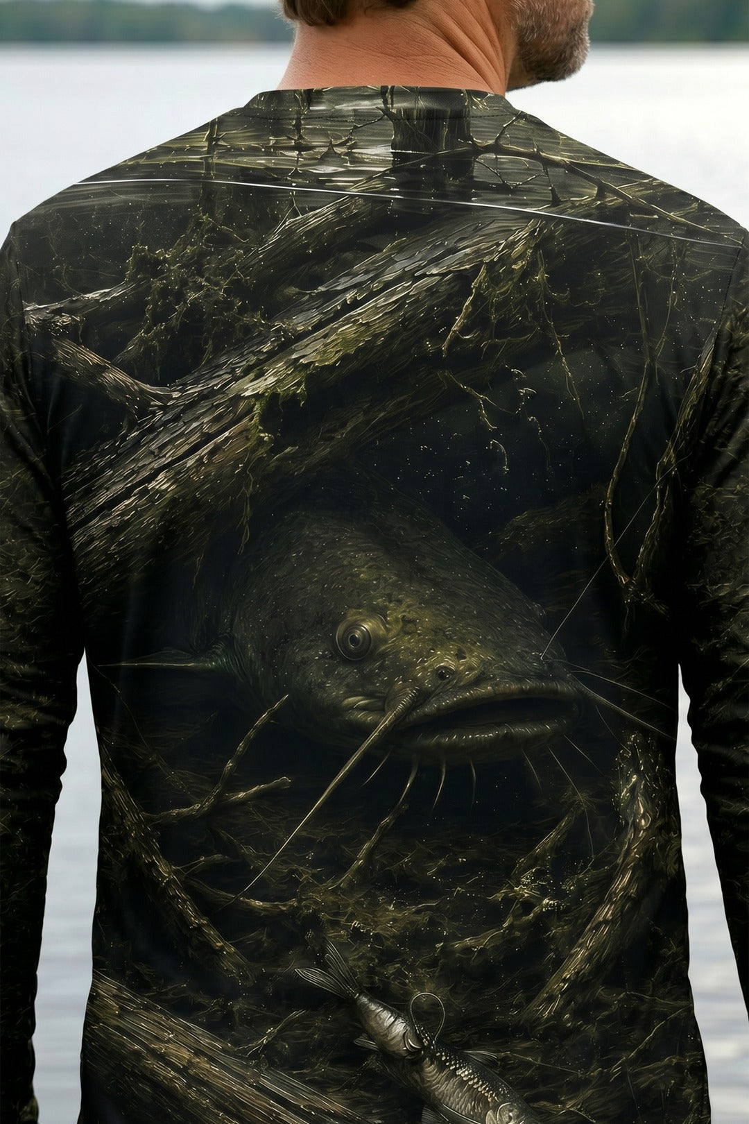 Performance Fishing Long Sleeve - Sunken Timber Catfish - RFC10 lifestyle artwork zoom