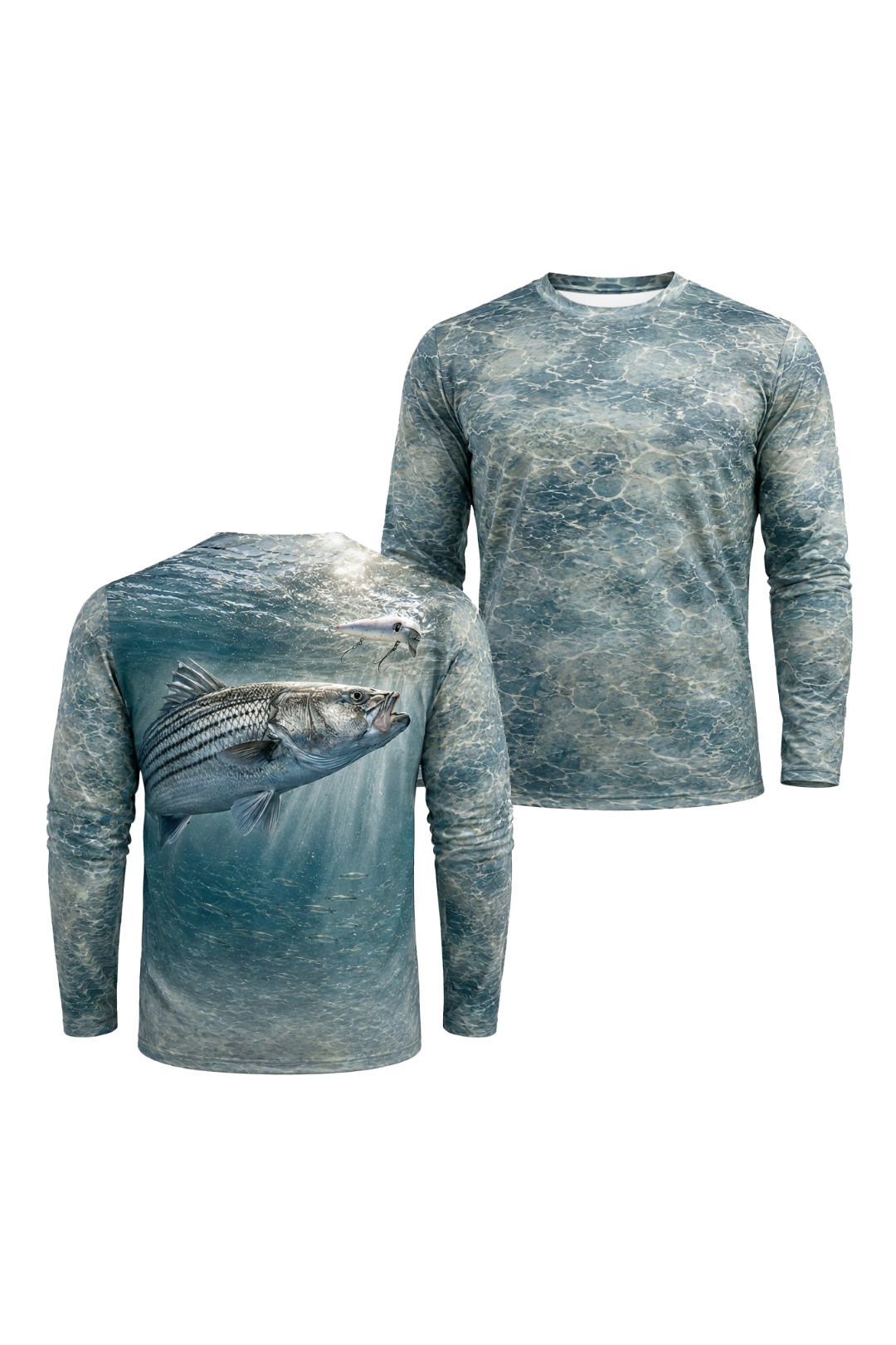 Performance Fishing Long Sleeve - Sunlit Delta Striper - TBT207 image 1