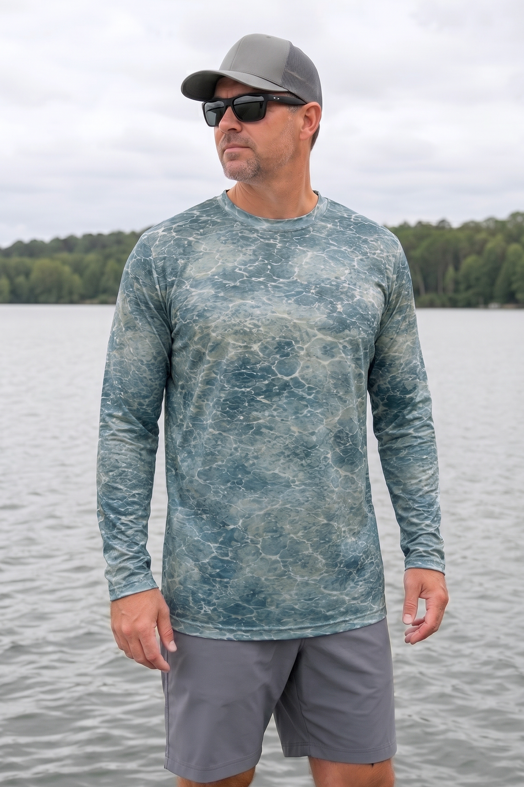 Performance Fishing Long Sleeve - Sunlit Delta Striper - TBT207 image 3