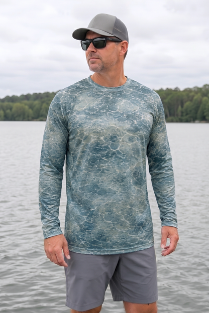 Performance Fishing Long Sleeve - Sunlit Delta Striper - TBT207 image 3