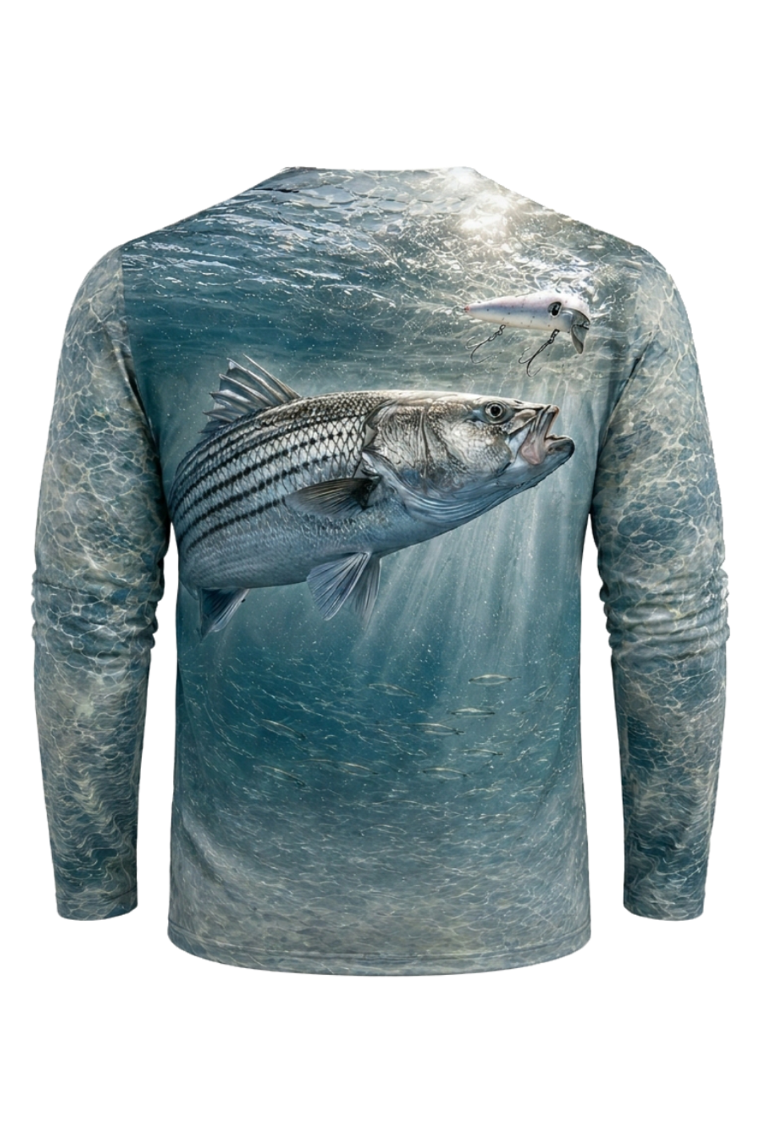 Performance Fishing Long Sleeve - Sunlit Delta Striper - TBT207 image 5