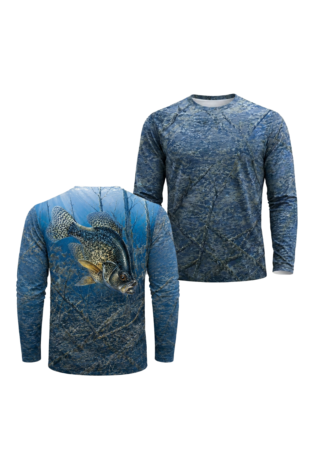 Performance Fishing Long Sleeve - Sunlit Flooded Crappie - TBT215 image 1