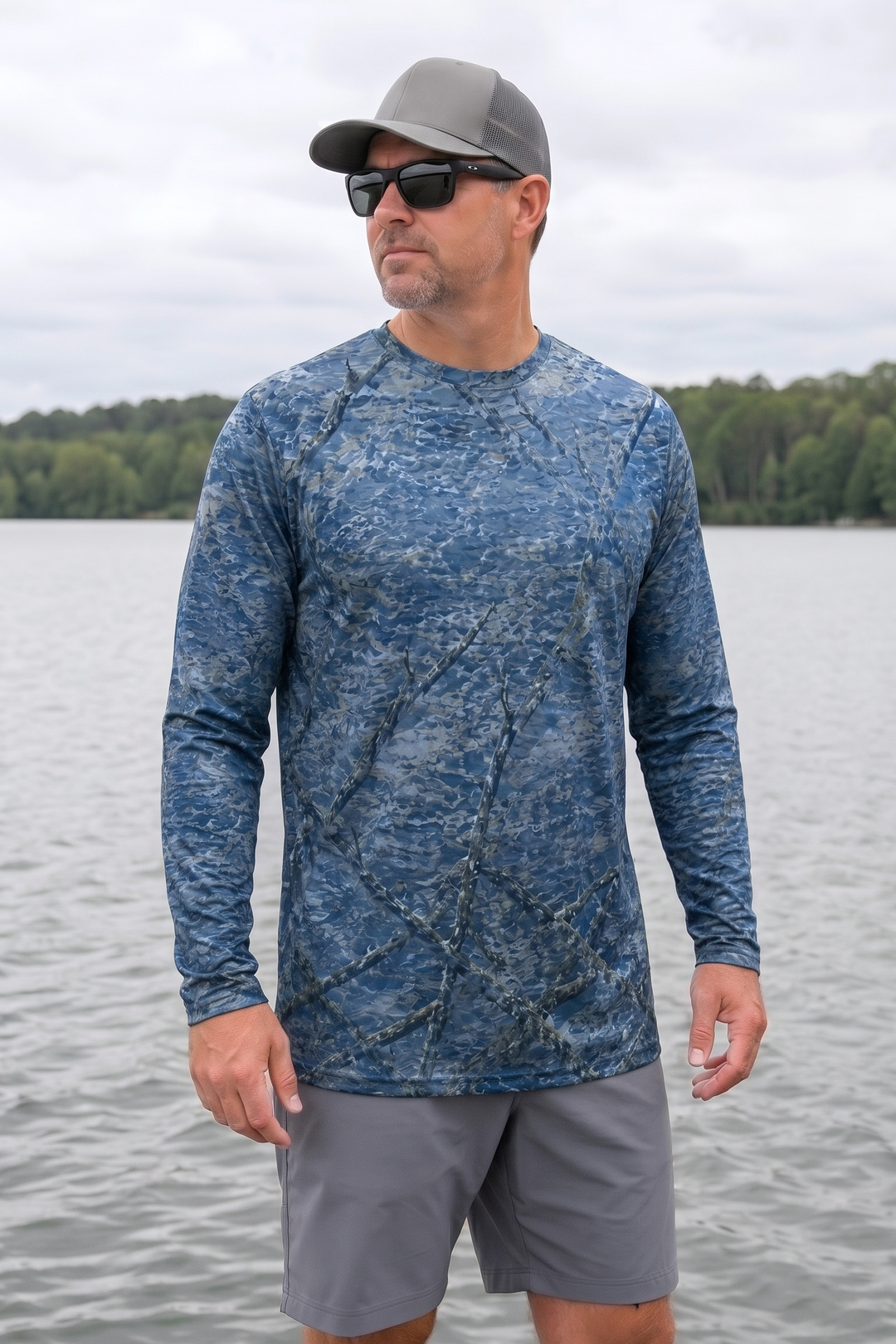 Performance Fishing Long Sleeve - Sunlit Flooded Crappie - TBT215 image 3