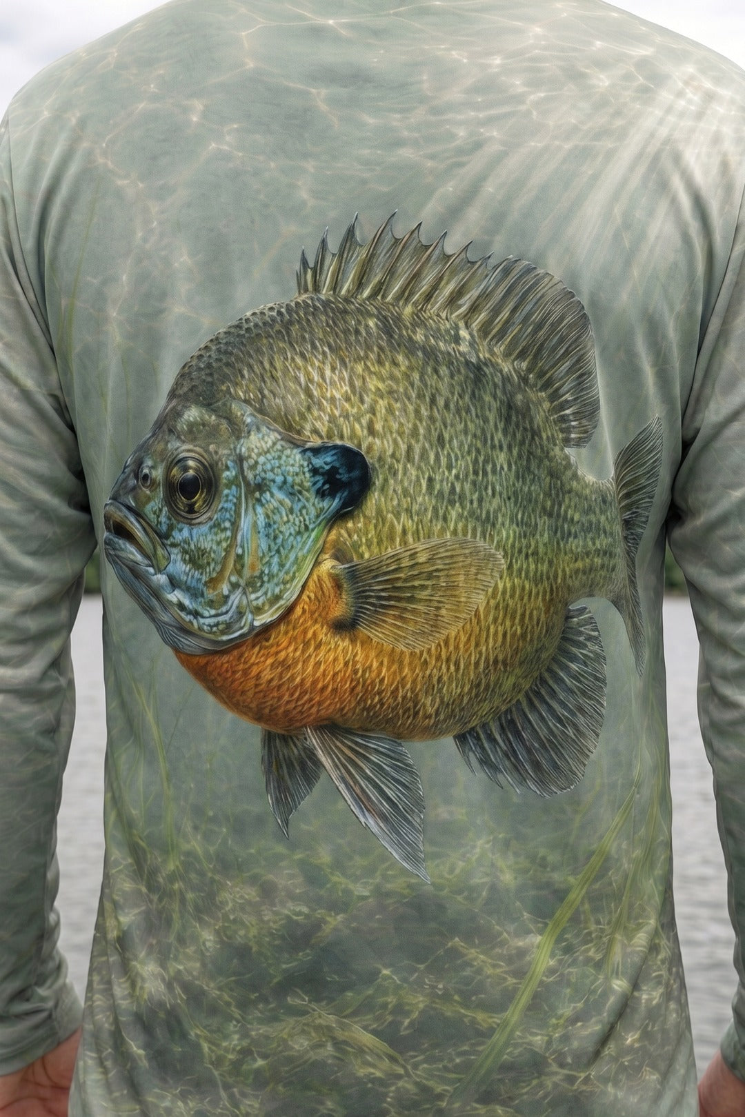 Performance Fishing Long Sleeve - Sunlit Marsh Bluegill - TBT230 image 4