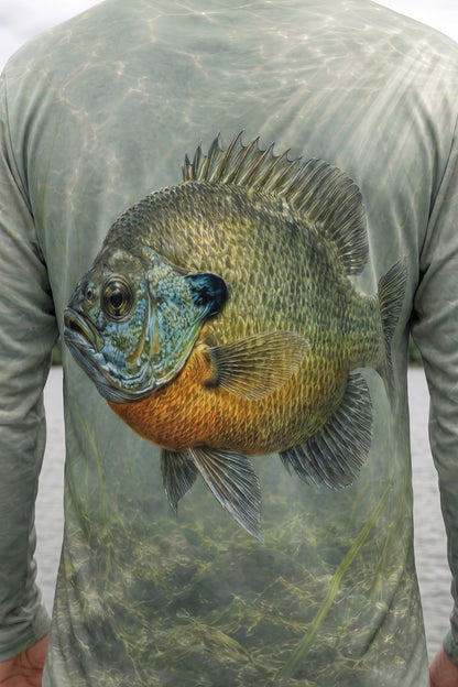 Performance Fishing Long Sleeve - Sunlit Marsh Bluegill - TBT230 image 4
