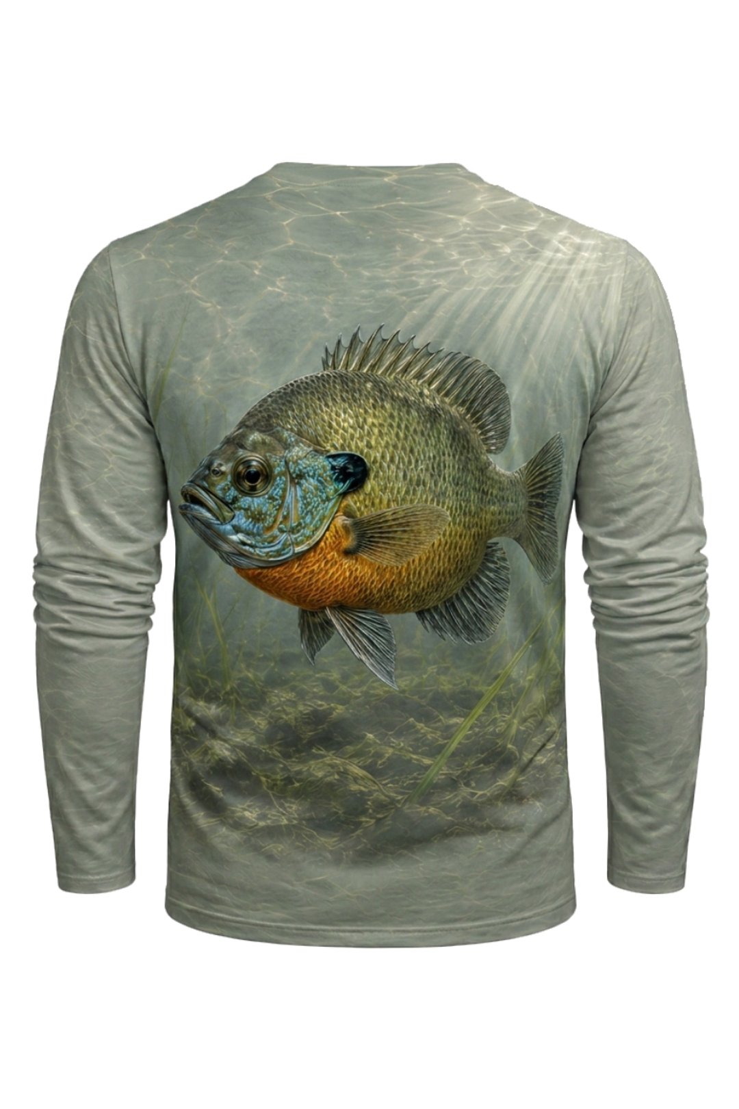 Performance Fishing Long Sleeve - Sunlit Marsh Bluegill - TBT230 image 5